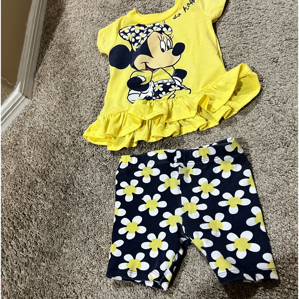 Disney top and bottom for baby girl